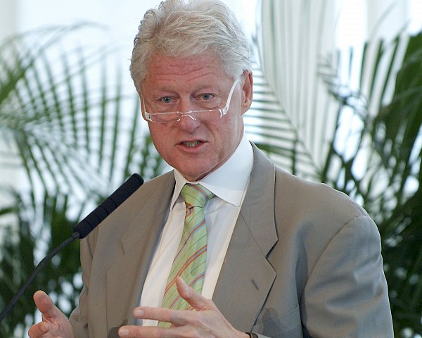 president bill clinton speaking